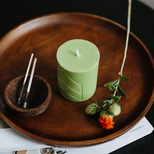 Eir | Rune Pillar Candle | Norse Magic | Well-being