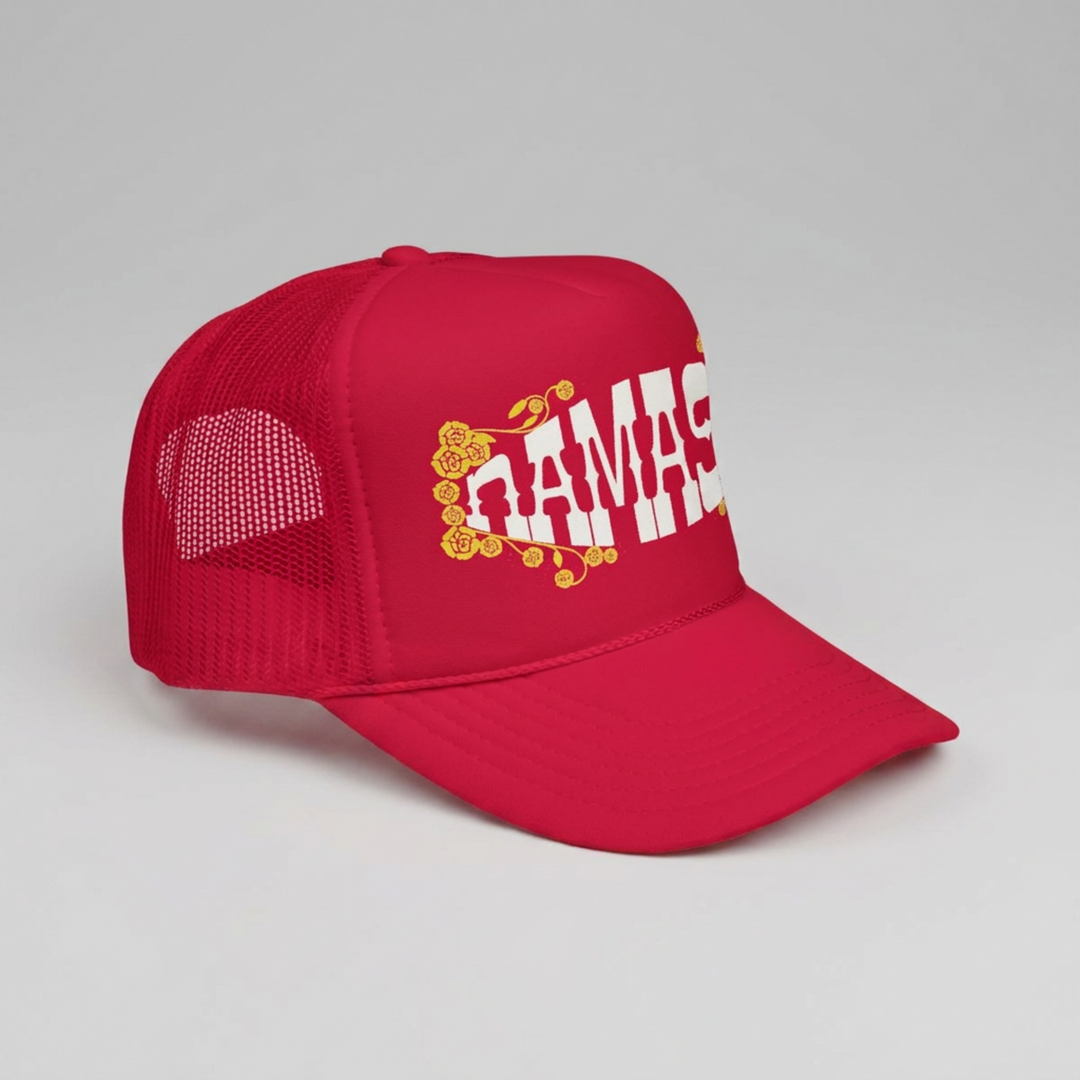 Namaste Floral Trucker Hat