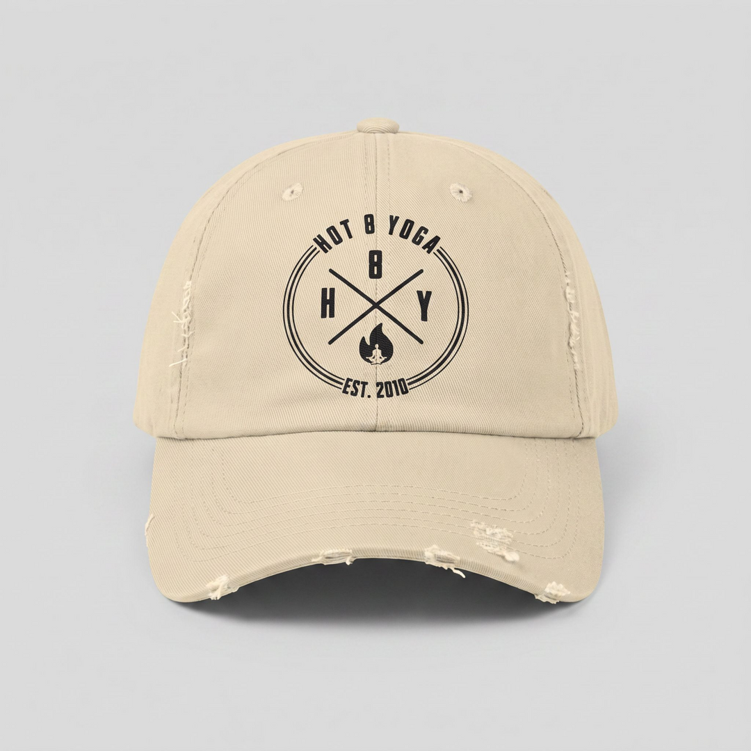 H X 8 X Y Distressed Baseball Hat