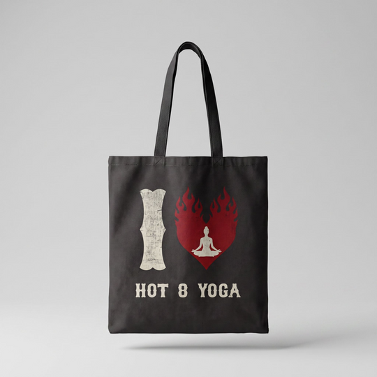 I Heart Hot 8 Yoga Tote