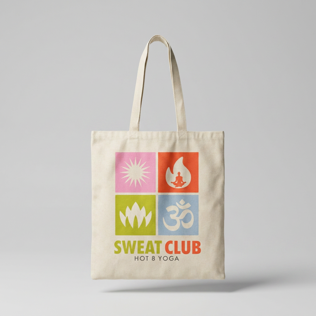 Sweat Club Natural Studio Tote Bag