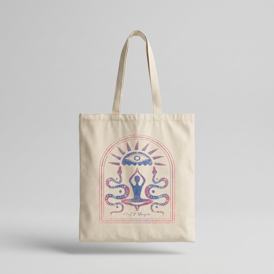 Temple Of Sweat Ombre Serpent Natural Studio Tote Bag