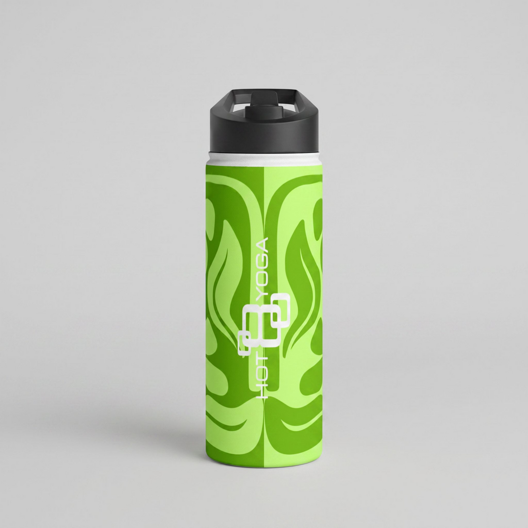 Colorblock Botanical Bloom Stainless Steel Water Bottle 18oz