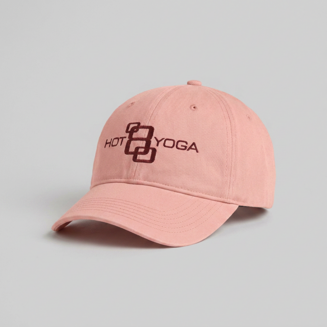 Hot 8 Yoga Pink Washed Coastal Dad Hat