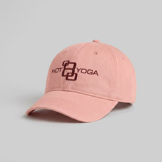 Hot 8 Yoga Pink Washed Coastal Dad Hat