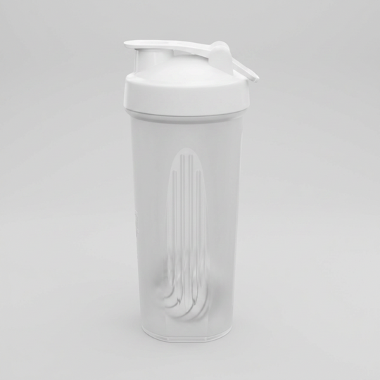 Rainbow Ombre Logo Protein Fitness Shaker Bottle