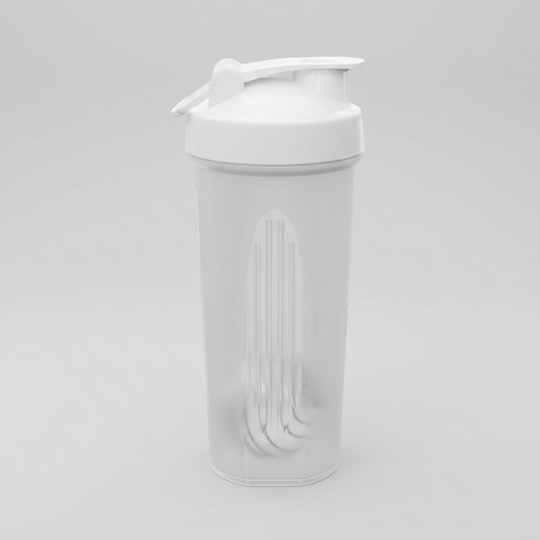 Rainbow Ombre Logo Protein Fitness Shaker Bottle