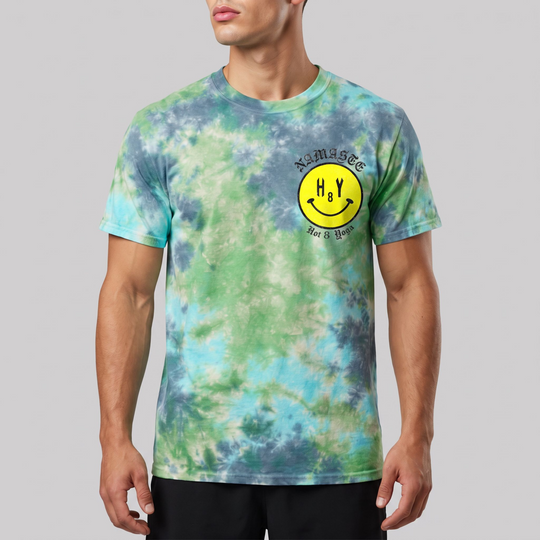 Zenith Namaste H8Y Smiley Face Tie-Dye T-Shirt