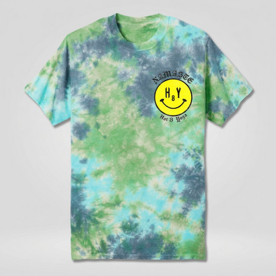 Zenith Namaste H8Y Smiley Face Tie-Dye T-Shirt