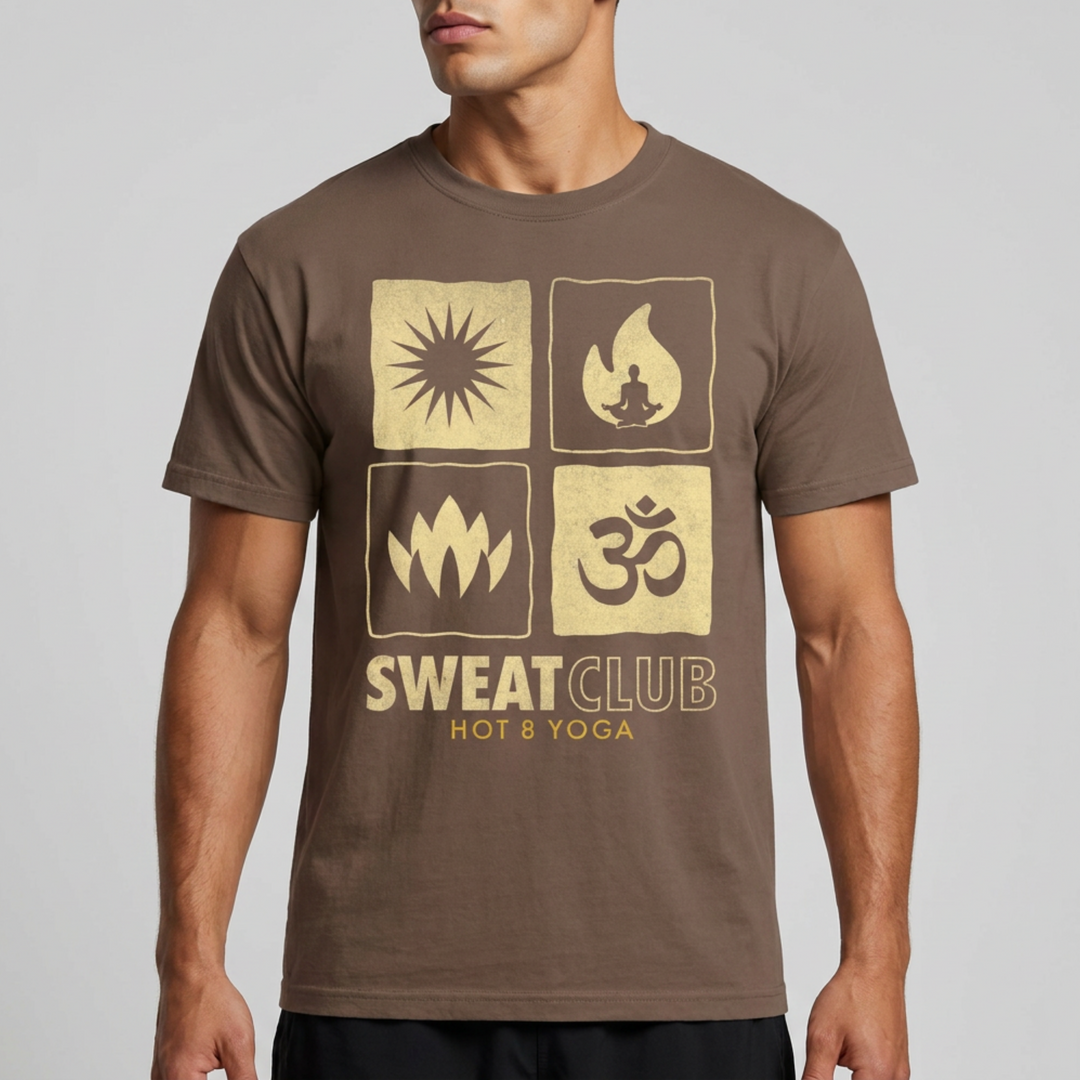 Sweat Club Icons Distressed T-Shirt