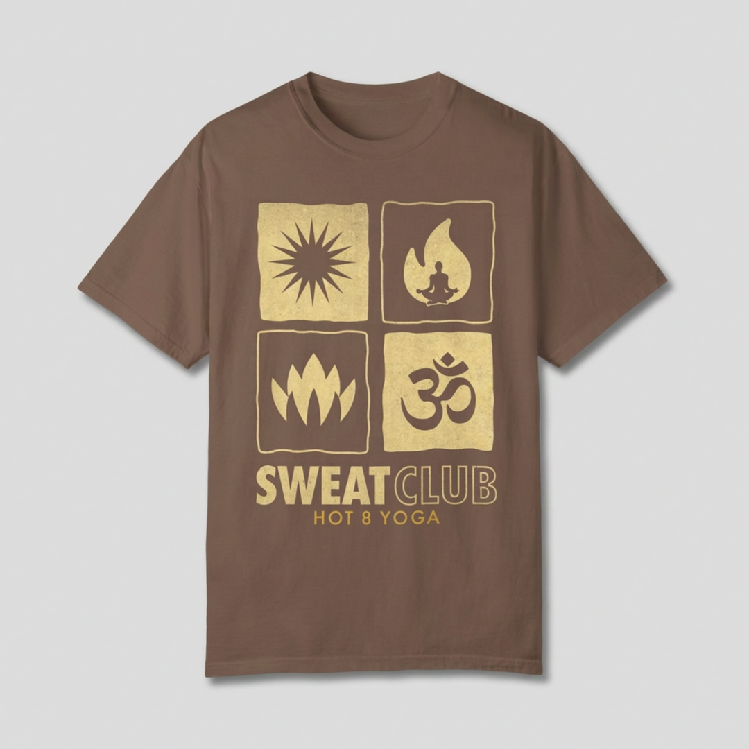 Sweat Club Icons Distressed T-Shirt