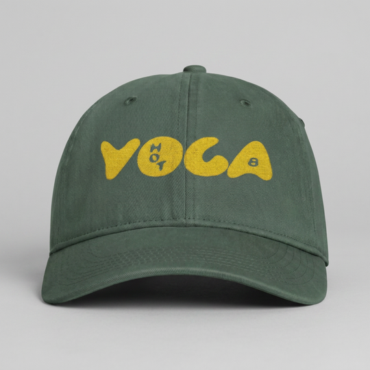 Hot 8 Yoga Retro Wave Washed Dad Hat