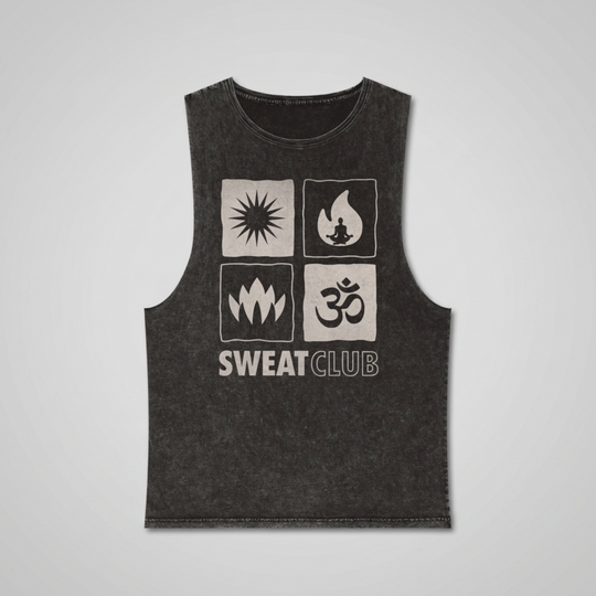 Sweat Club Stonewash Muscle Tank Top