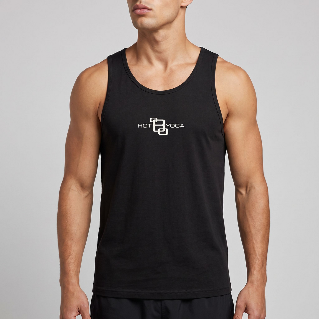 Hot 8 Yoga Black Essential Tank Top