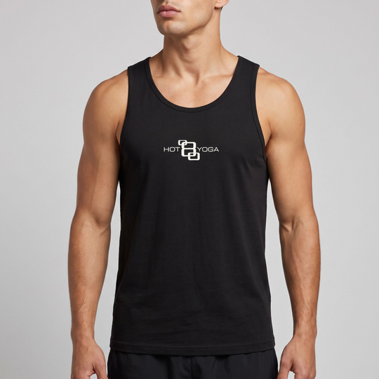 Hot 8 Yoga Black Essential Tank Top