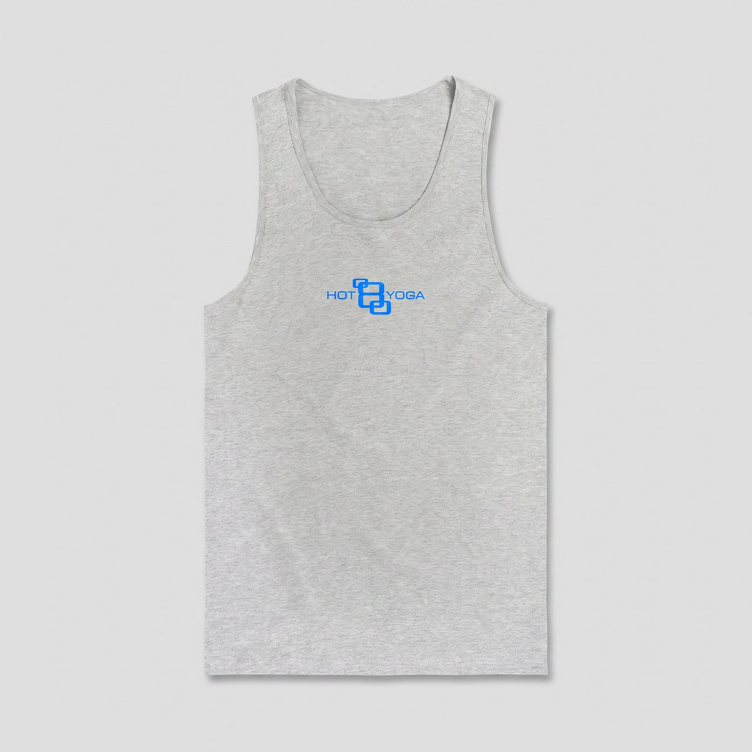 Hot 8 Yoga Heather Grey Essential Tank Top