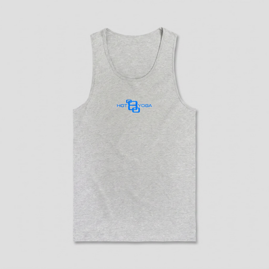 Hot 8 Yoga Heather Grey Essential Tank Top