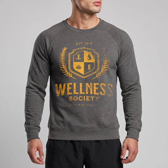 Wellness Society Vintage Raglan Sweatshirt