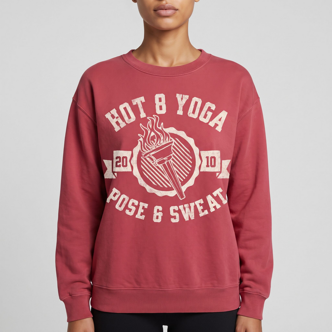 Pose & Sweat Distressed Sweatshirt