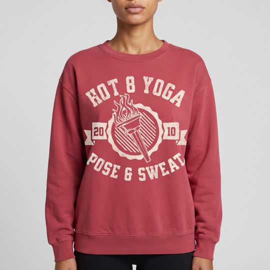 Pose & Sweat Distressed Sweatshirt