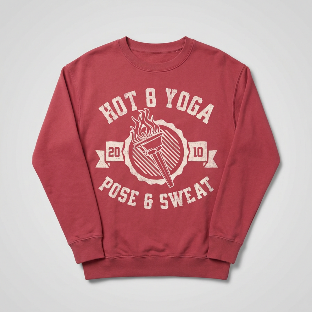 Pose & Sweat Distressed Sweatshirt