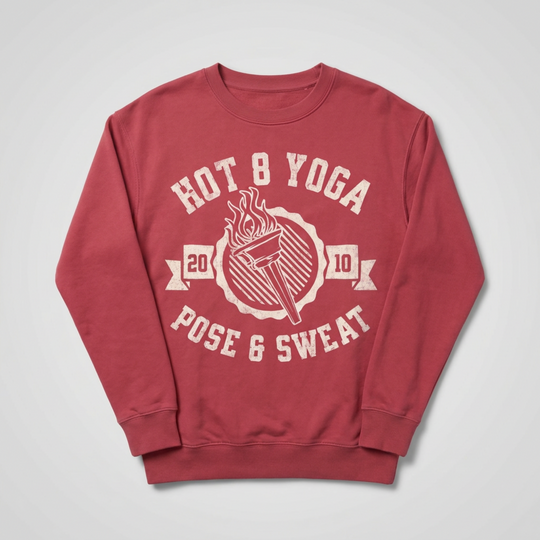 Pose & Sweat Distressed Sweatshirt