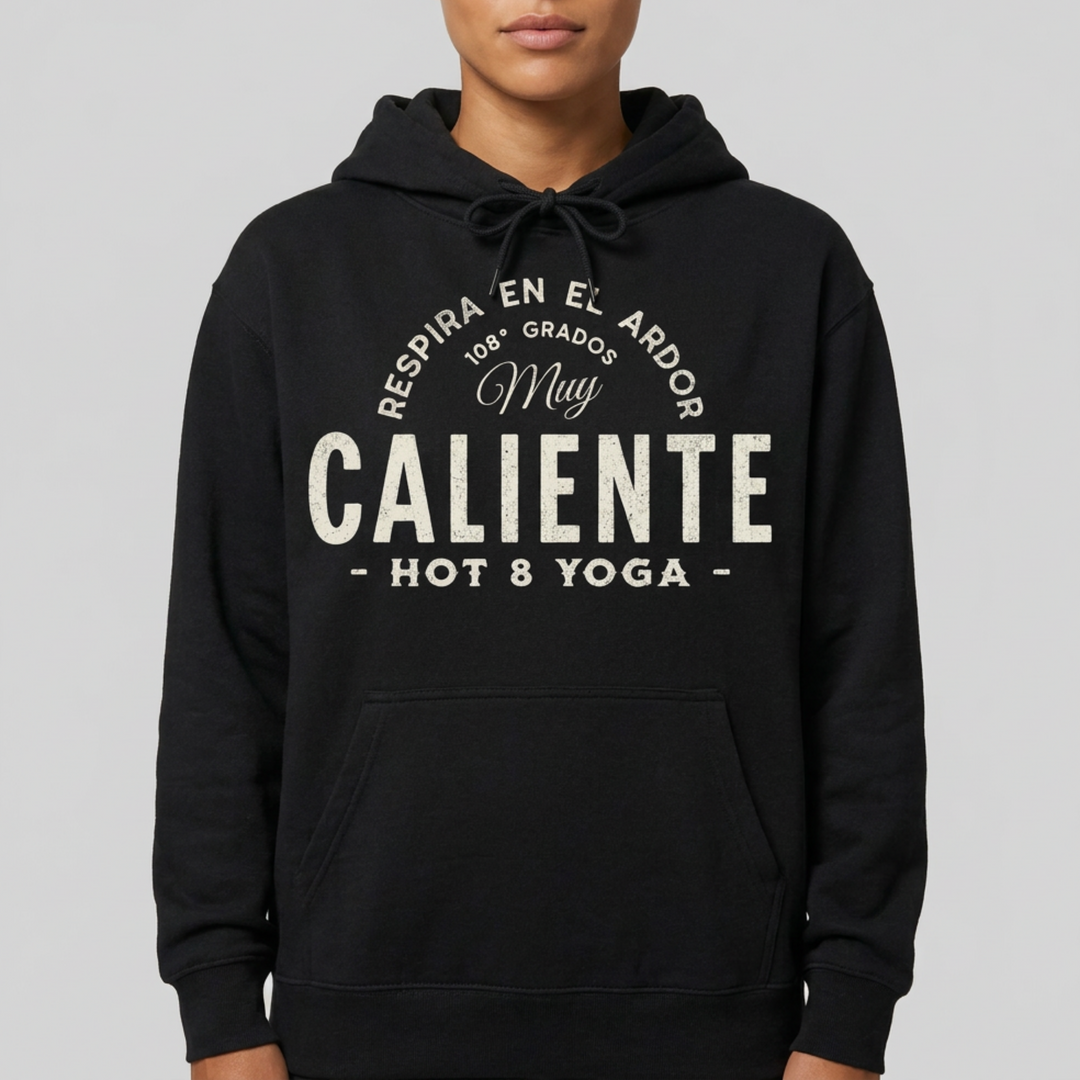 Caliente Encender Black Distressed Pullover Hoodie