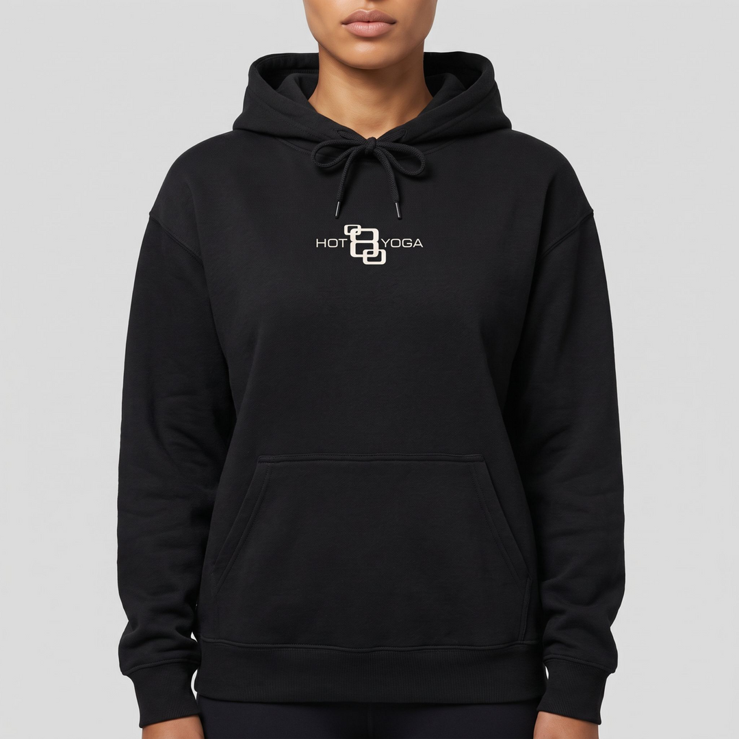 Hot 8 Yoga Essential Black Pullover Hoodie