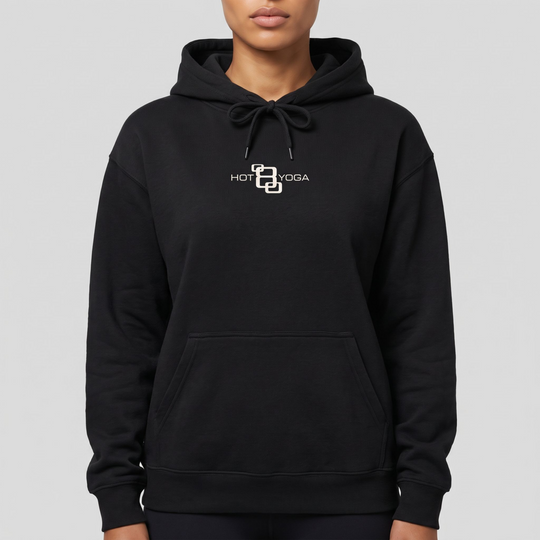 Hot 8 Yoga Essential Black Pullover Hoodie