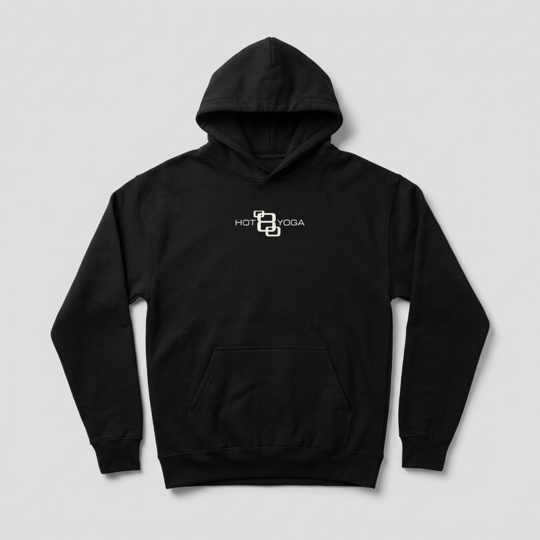 Hot 8 Yoga Essential Black Pullover Hoodie