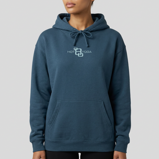 Hot 8 Yoga Essential Blue Pullover Hoodie