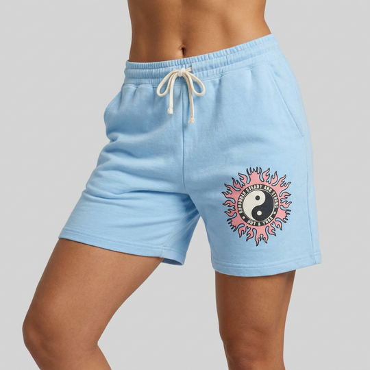 Yin Yang Flame Sweat Shorts