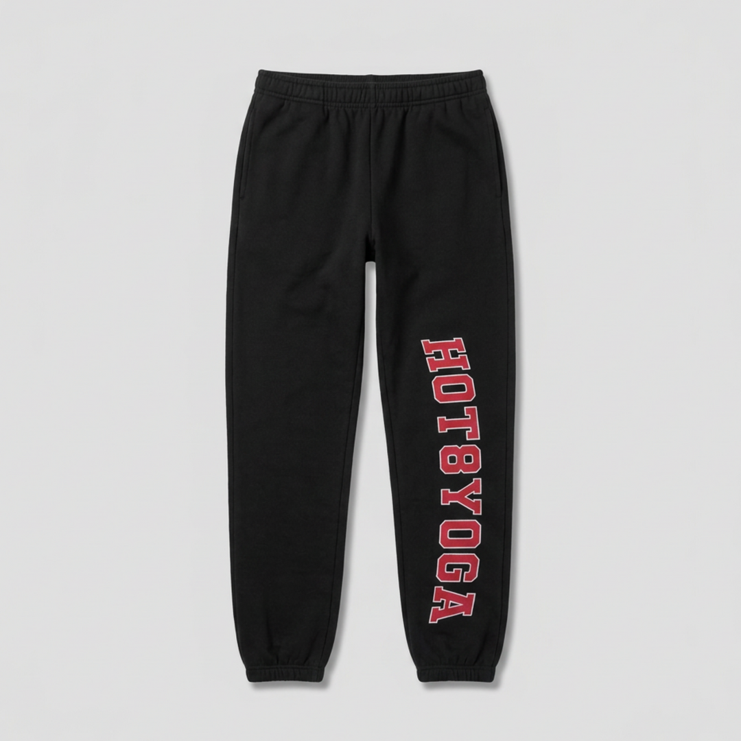 Hot 8 Yoga Collegiate Logo Sweatpants