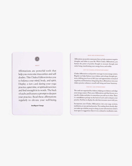 Mindful Affirmations for Chakra Balancing