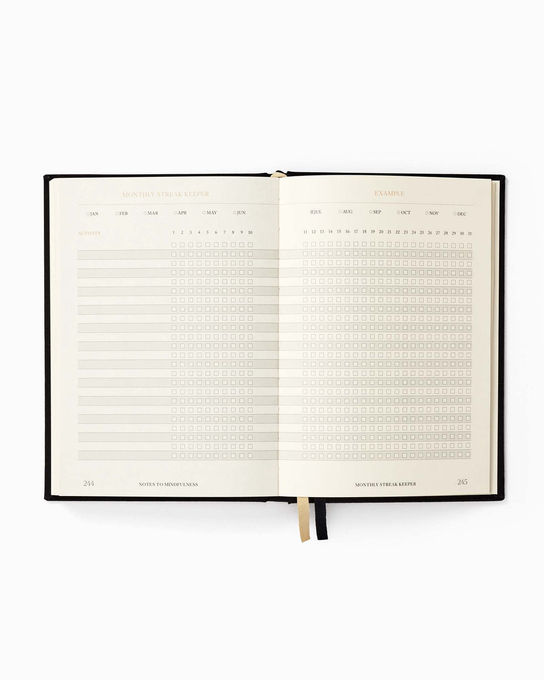 Notes to Mindfulness Journal - Stone Black