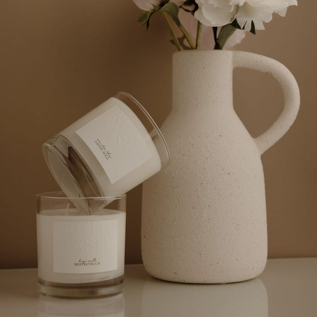 warm citrus + tobacco | HIPPIE SOUL Natural Candle