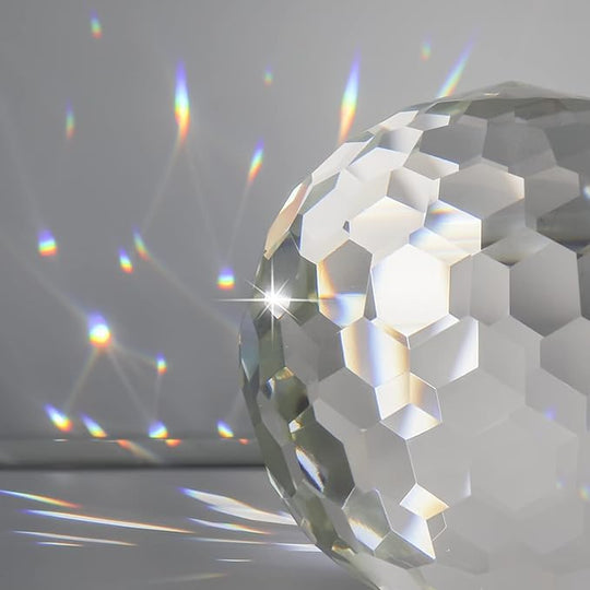 Oversized Crystal Suncatcher Sphere & Rainbow Maker