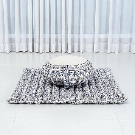 Zafu Sacred Elephant Meditation Cushion Set