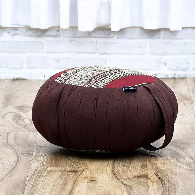 Zafu Crimson Kanok Meditation Cushion Set