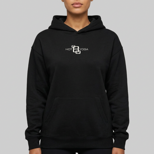 Hot 8 Yoga Essential Black Pullover Hoodie