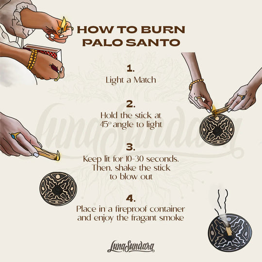 Palo Santo Smudging Sticks | Peruvian, 8 Sticks