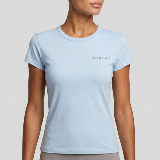 Hot 8 Yoga Emblem Baby Tee