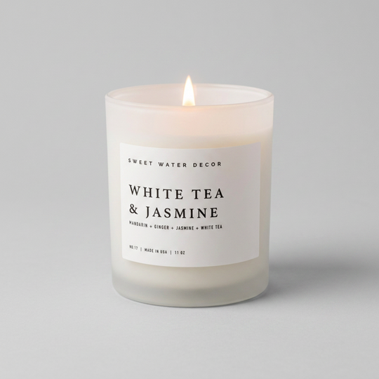 White Tea and Jasmine Soy Candle