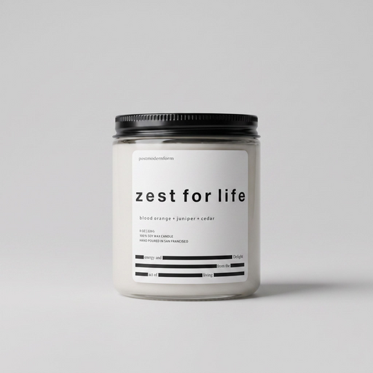 zest for life Candle