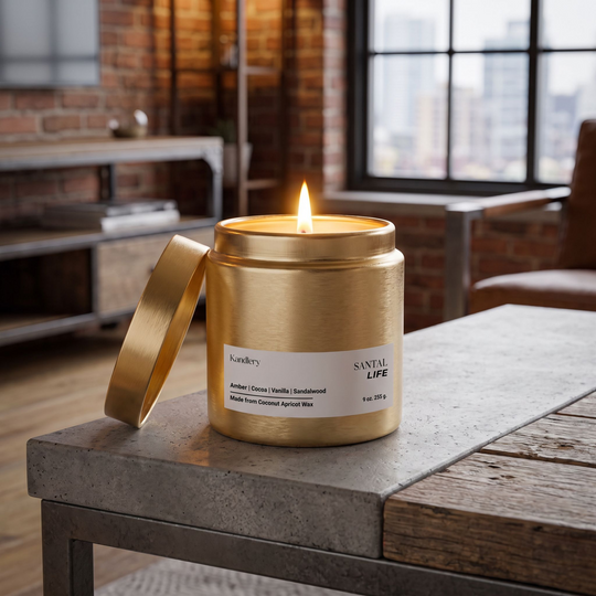 Santal Life Amber Sandalwood Candle