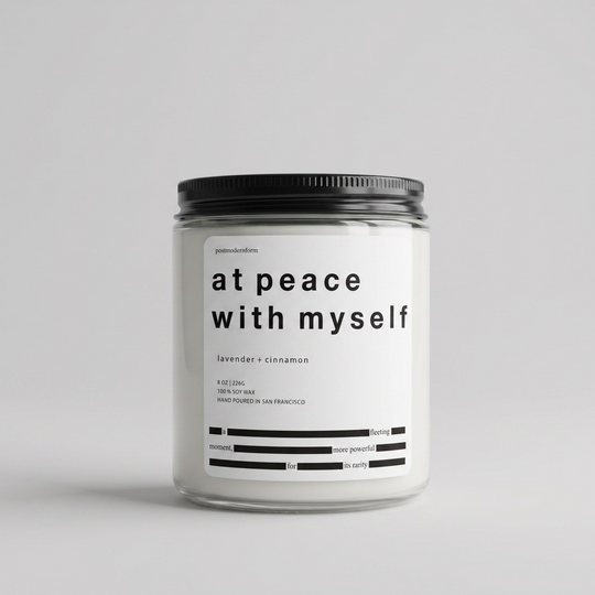 at peace with myself Candle