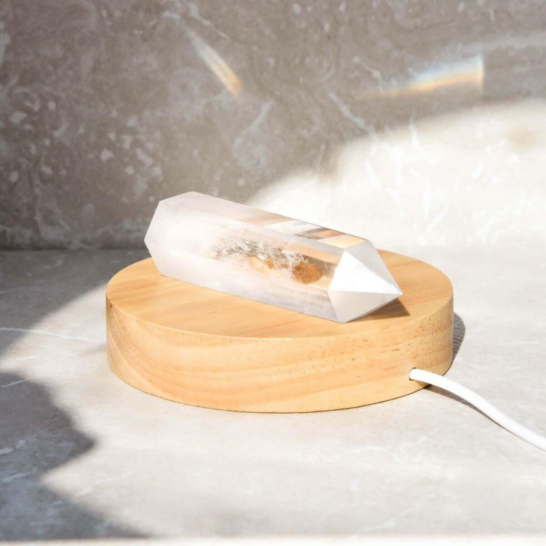 Quartz Crystal Healing Lamp