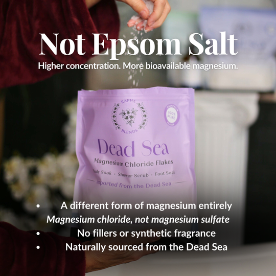 Pure Dead Sea Magnesium Chloride Flakes