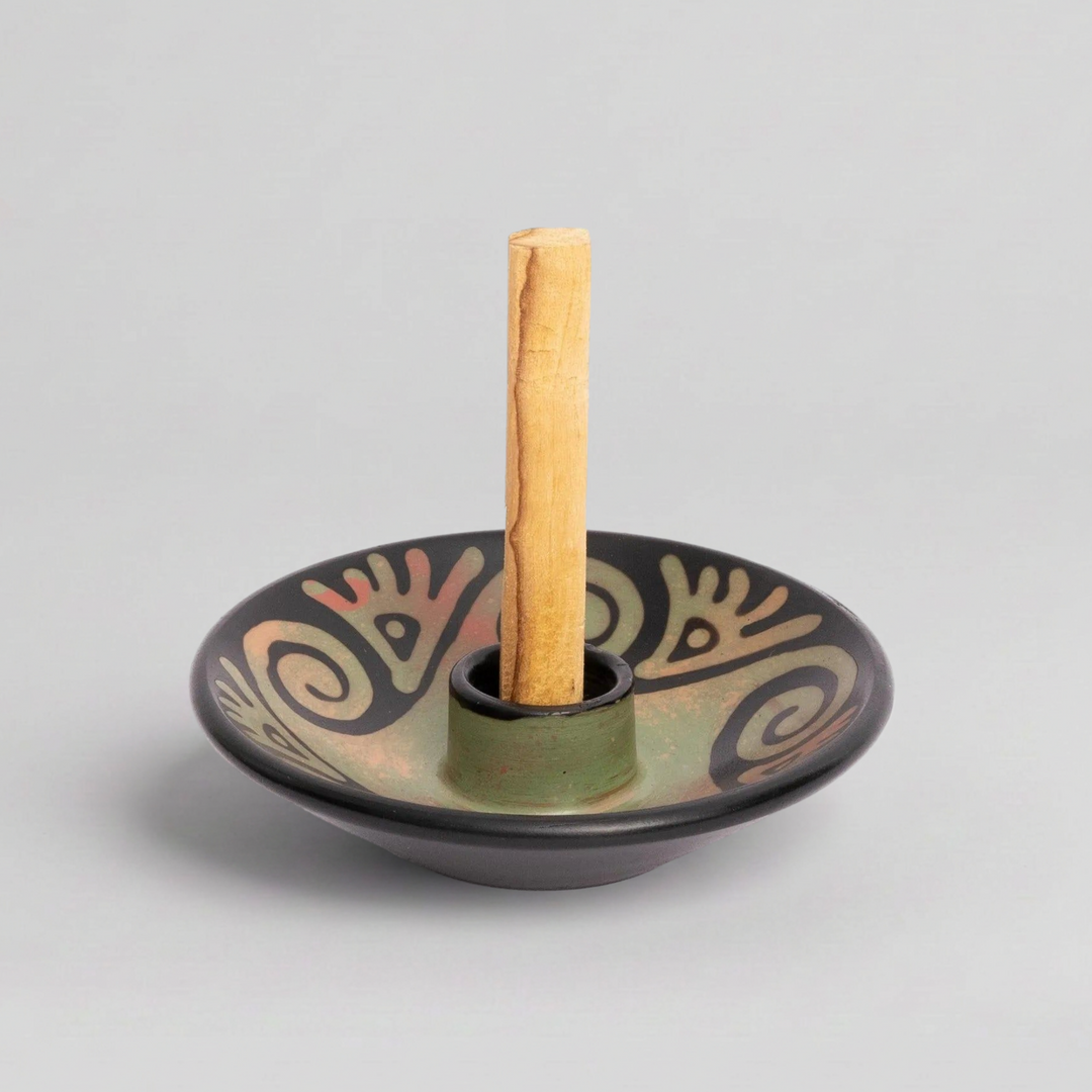 Chulucanas Ceramic Palo Santo Holder