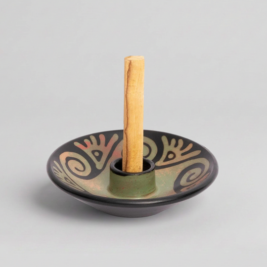 Chulucanas Ceramic Palo Santo Holder